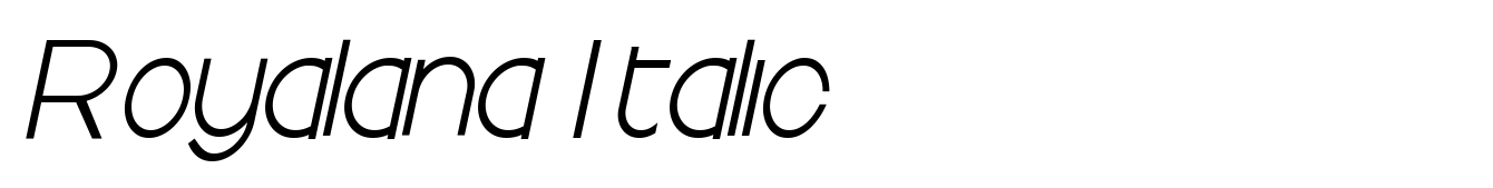 Royalana Italic